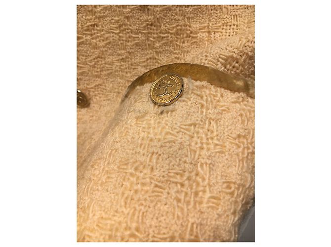 Completo Gonna Chanel in Tweed Giallo - vista 4