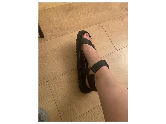 Paire de dad sandale noire Jonak - vue 9