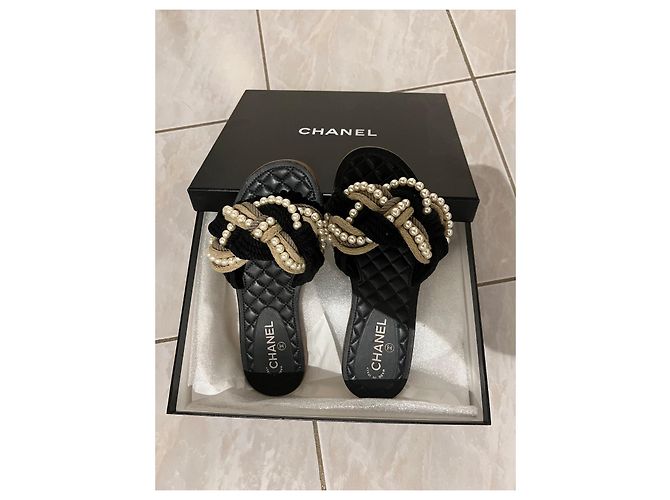 Sandali/ciabatte CHANEL Nero - vista 3