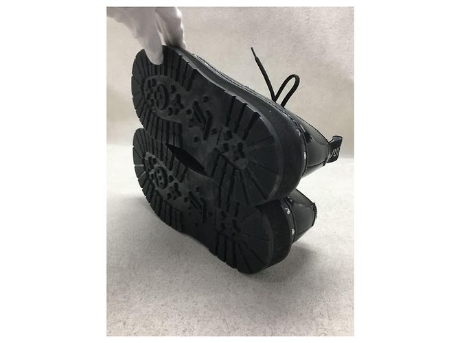 LOUIS VUITTON LV Black Ice Line Derby / Scarpe eleganti / Regno Unito7 / BLK Nero - vista 3