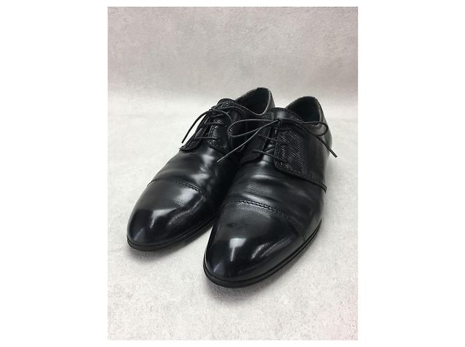 LOUIS VUITTON Scarpe eleganti / USA7.5 / BLK / Pelle Nero - vista 2