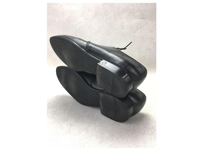 LOUIS VUITTON Scarpe eleganti / USA7.5 / BLK / Pelle Nero - vista 3