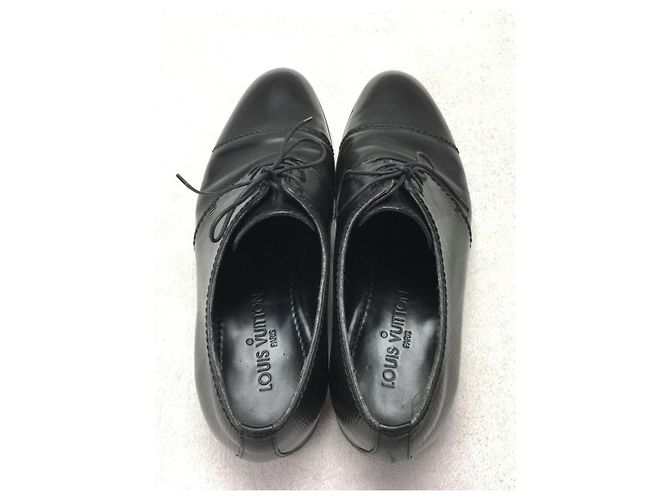 LOUIS VUITTON Scarpe eleganti / USA7.5 / BLK / Pelle Nero - vista 4
