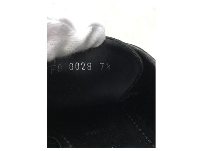 LOUIS VUITTON Scarpe eleganti / USA7.5 / BLK / Pelle Nero - vista 5