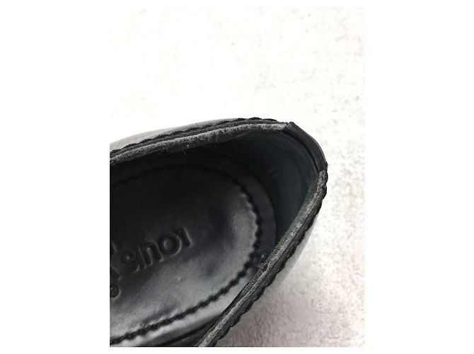 LOUIS VUITTON Scarpe eleganti / USA7.5 / BLK / Pelle Nero - vista 6