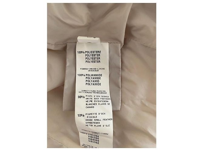 Fabiana Filippi Sehr hellbeige Daunenjacke Aus weiß - Ansicht 9