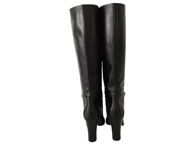 Céline Claude black leather boots - view 6