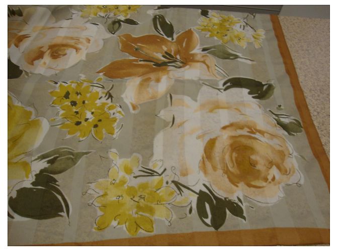 Autre Marque Seidenschal mit Blumenmuster mehrfarbig Mehrfarben - Ansicht 5