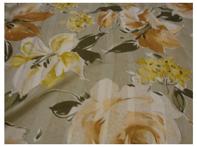 Autre Marque Seidenschal mit Blumenmuster mehrfarbig Mehrfarben - Ansicht 6