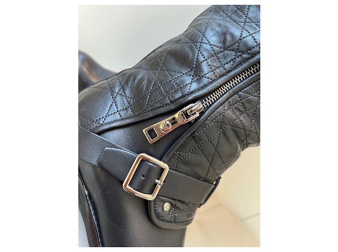 Botas Dior de piel negra Negro - vista 5