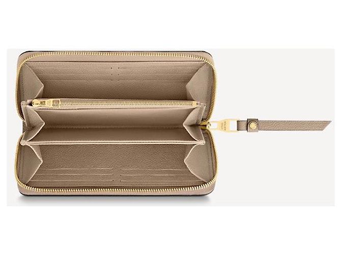 Louis Vuitton LV Zippy Geldbörse mit zweifarbigem Monogramm Beige - Ansicht 3
