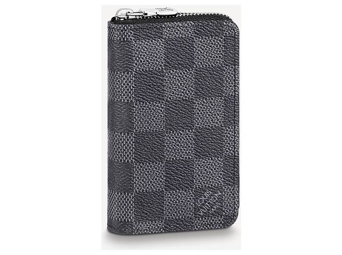 Louis Vuitton LV Zippy porte-monnaie damier Gris anthracite - vue 2