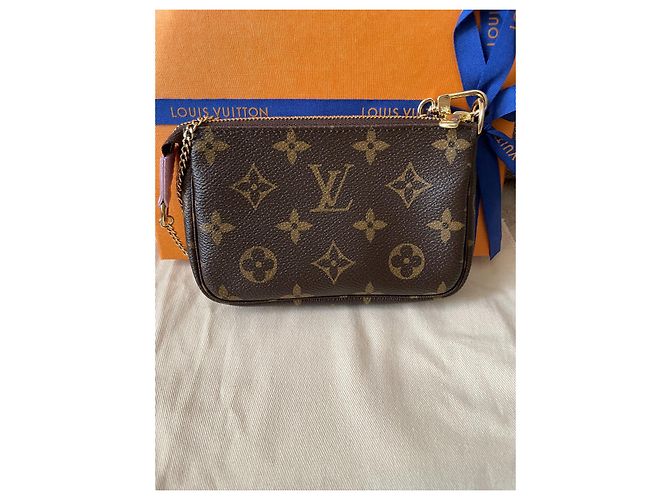 Nuova mini pochette Louis Vuitton Vivienne Giappone natale 2021 Marrone - vista 3