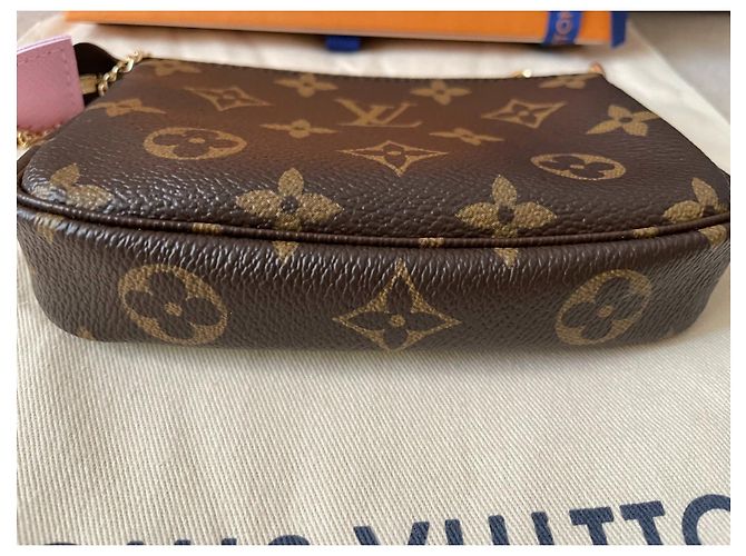 Nuova mini pochette Louis Vuitton Vivienne Giappone natale 2021 Marrone - vista 5
