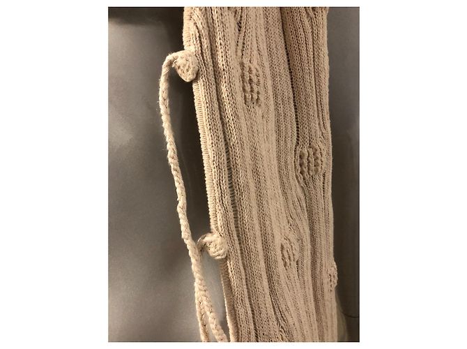 Chaleco sin mangas Kenzo beige algodón lino - vista 4
