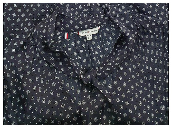 Top Oversize Tommy Hilfiger Negro Viscosa - vista 5