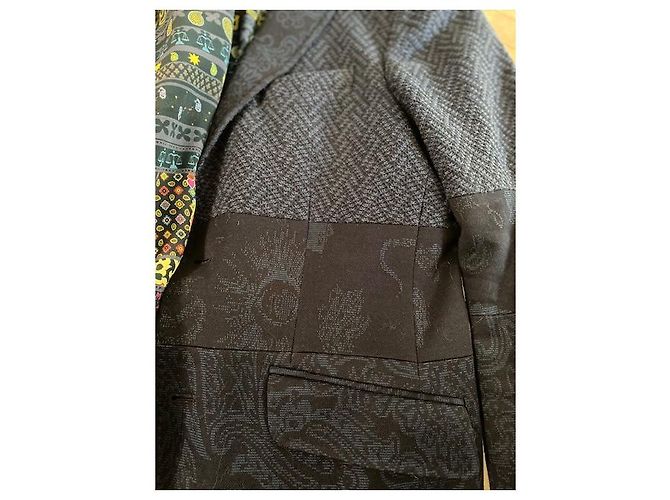 Giacca Etro in cotone blu scuro - vista 3