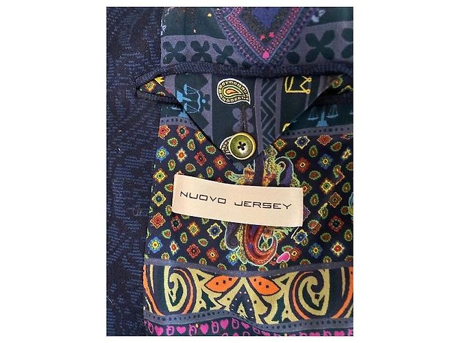 Giacca Etro in cotone blu scuro - vista 4