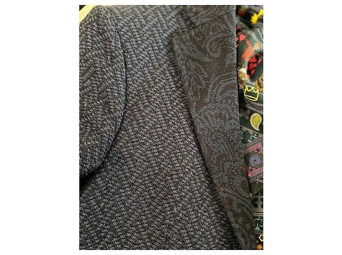 Giacca Etro in cotone blu scuro - vista 6