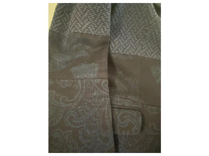 Giacca Etro in cotone blu scuro - vista 7