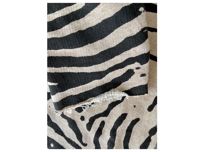 Vestido Maje con estampado de cebra en algodón - vista 4