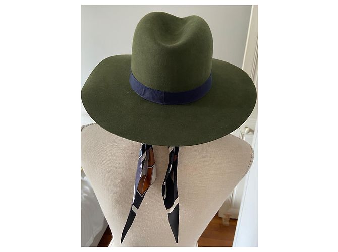 Hermès Gorro NUCCIA Verde - vista 3