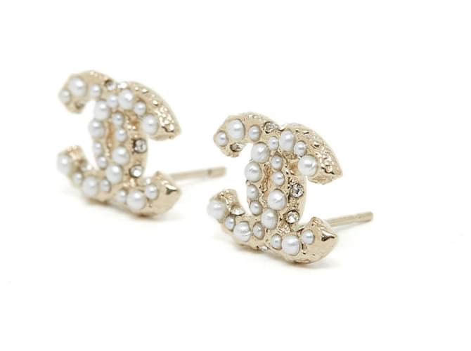 Chanel CC Miniperlen Strass Golden - Ansicht 2