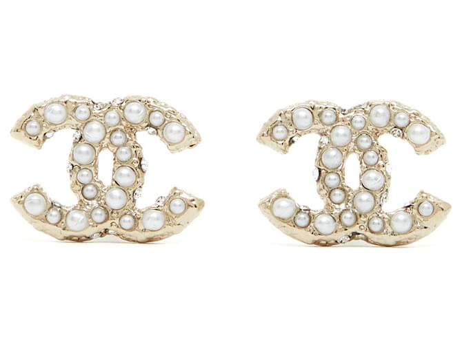 Chanel CC Miniperlen Strass Golden - Ansicht 3