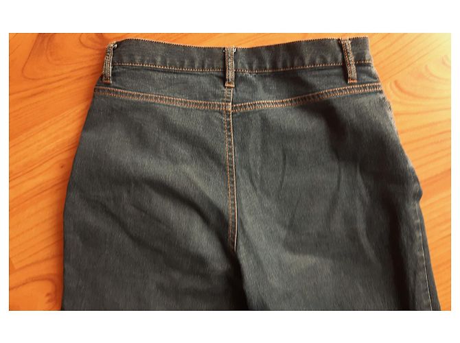 Jeans dritti Kenzo blu in cotone - vista 3