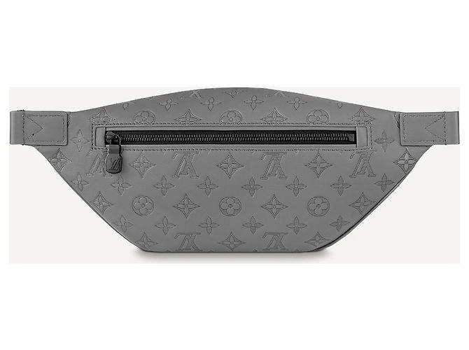 Louis Vuitton Sac banane LV cuir gris - vue 2