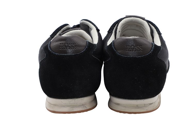 Hugo Boss Boss Orland Trainer aus schwarzem Wildleder - Ansicht 2