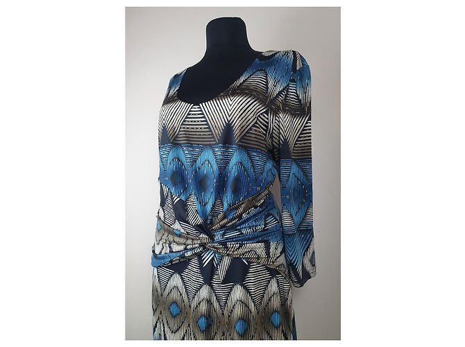 Abito Joseph Ribkoff Blu Multicolore - vista 2