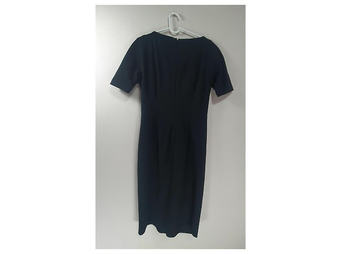 Max Mara Studio Kleid aus schwarzer Wolle - Ansicht 3