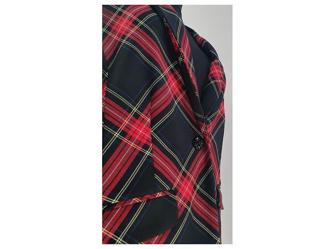 Joseph Ribkoff Blazer Black Tartan Multiple colors - view 3