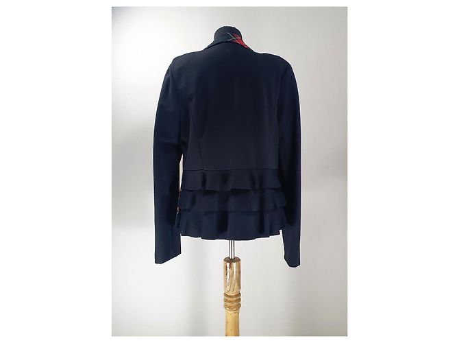 Joseph Ribkoff Blazer Black Tartan Multiple colors - view 4