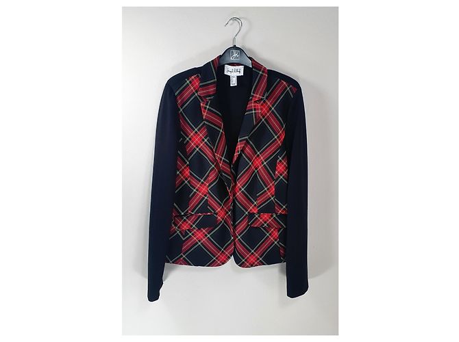Joseph Ribkoff Blazer Black Tartan Multiple colors - view 5