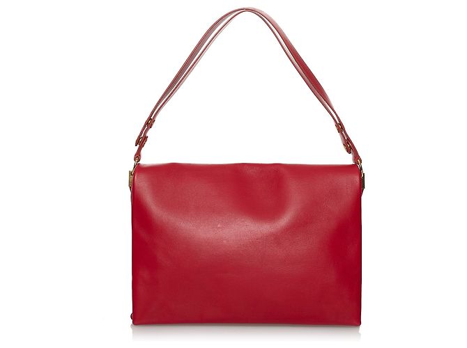 Céline Borsa a tracolla in pelle Celine Red Blade - vista 3