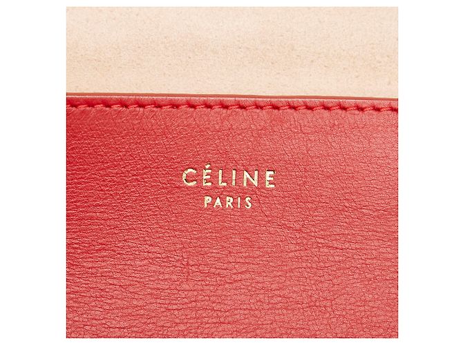 Céline Borsa a tracolla in pelle Celine Red Blade - vista 7