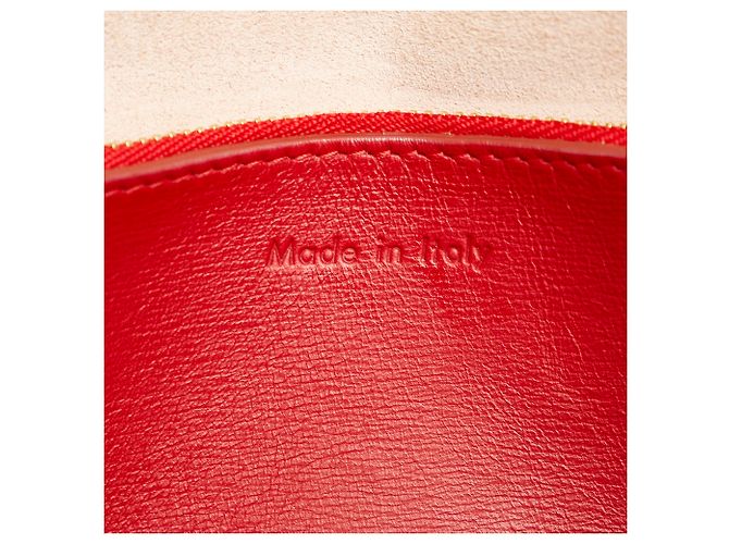 Céline Borsa a tracolla in pelle Celine Red Blade - vista 8