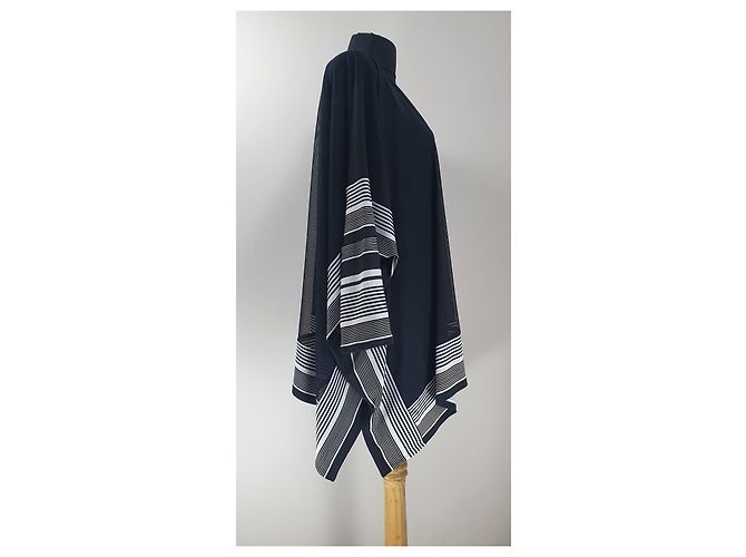 Joseph Ribkoff Blusa Estilo Poncho Negra Negro - vista 4