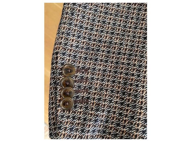 Etro dark brown wool jacket - view 5