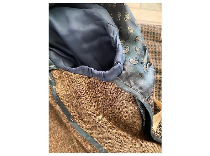 Etro dark brown wool jacket - view 7