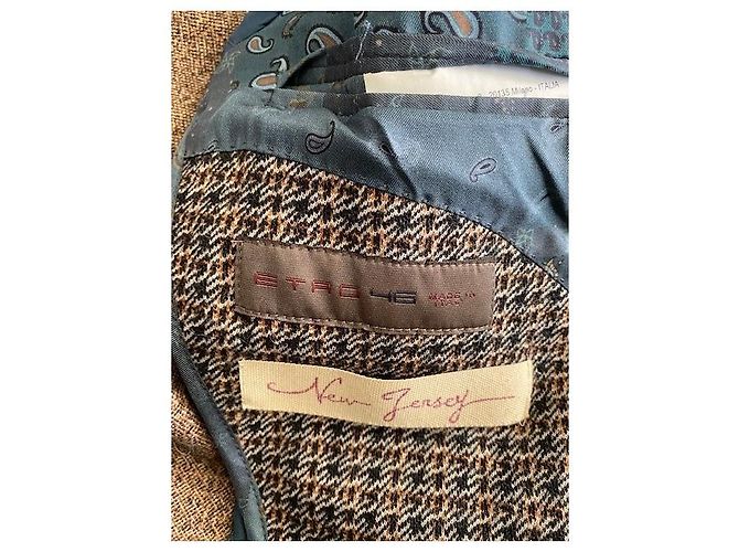 Etro dark brown wool jacket - view 8