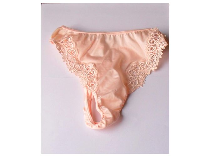 Autre Marque Tanga de licra rosa - vista 2