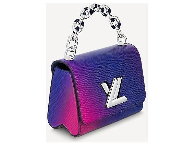 Louis Vuitton Borsa LV Twist PM epi Blu - vista 5