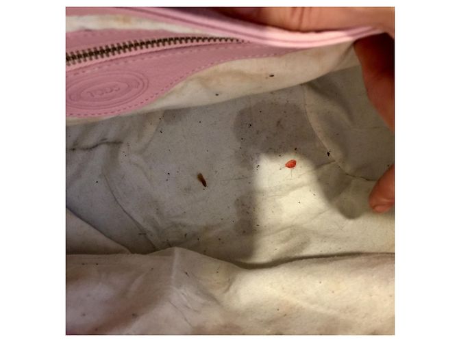 Borsa a tracolla Tod's grande rosa con patta e chiusura magnetica - vista 10