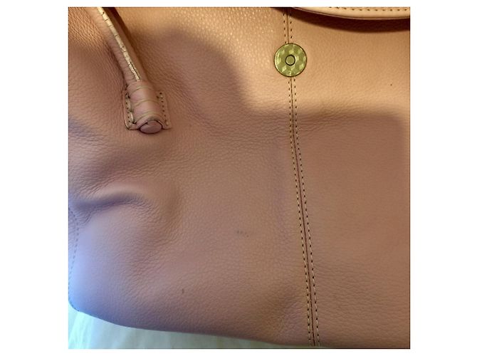 Borsa a tracolla Tod's grande rosa con patta e chiusura magnetica - vista 13