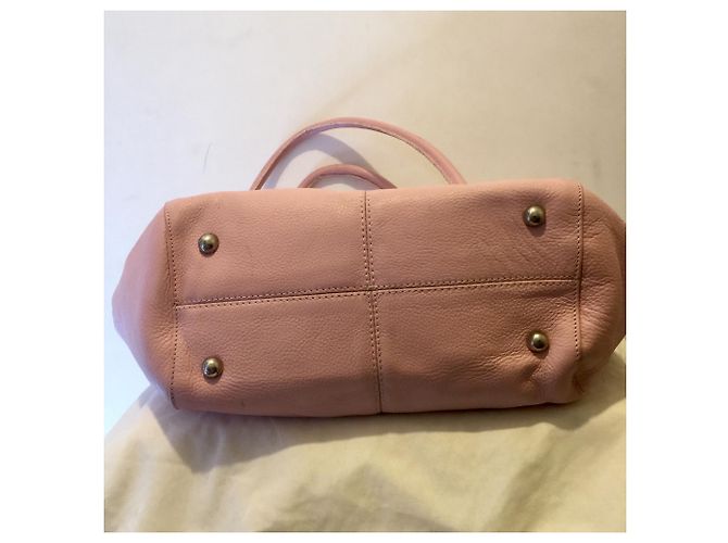 Borsa a tracolla Tod's grande rosa con patta e chiusura magnetica - vista 5
