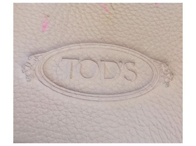 Borsa a tracolla Tod's grande rosa con patta e chiusura magnetica - vista 8