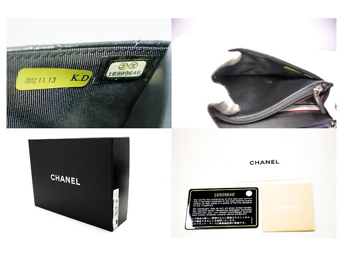 Wallet On Chain Portafoglio classico nero CHANEL con tracolla a catena WOC a tracolla - vista 9
